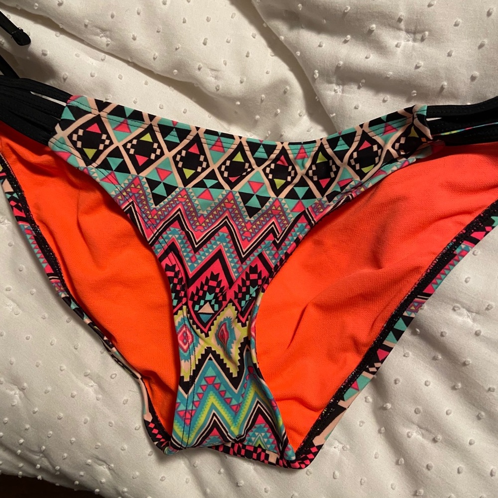 Colorful bikini bottoms